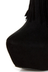 Privileged Lolla Black Fringe and Filigree Platform Booties