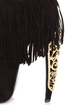 Privileged Lolla Black Fringe and Filigree Platform Booties