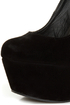 Privileged Riio Black Closed Toe Heelless Platforms