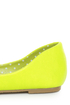 Privileged Vienna Neon Yellow Pointed Toe Flats