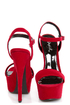 Qupid Brenner 06 Red Velvet Platform Heels