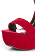 Qupid Brenner 06 Red Velvet Platform Heels