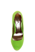 Qupid Marc 01 Lime Green Suede Platform Pumps