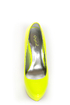Qupid Parallel 09 Neon Yellow Platform Pumps