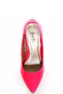 Qupid Potion 01 Neon Pink Patent Pointed Pumps
