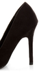 Qupid Potion 05 Black and Beige Cap-Toe Pointed Pumps