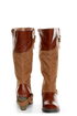 Qupid Priority 35 Camel Two-Tone Cowboy Boots