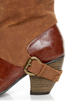 Qupid Priority 35 Camel Two-Tone Cowboy Boots