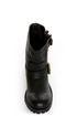 Qupid Reactor 01 Black Belted Ankle Boots