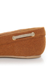 Qupid Serina 720 Rust Suede Moccasin-Meets-Boat Shoe Flats