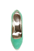 Qupid Tatum 27 Turquoise & Ivory Platform Pumps