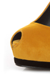 Qupid Tatum 44 Mustard Keyhole Peep Toe Platform Pumps