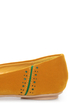 Qupid Thesis 173 Mustard Angora Perforated Ballet Flats