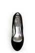 Qupid Worthy 01X Black Suede Platform Wedges