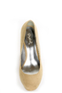 Qupid Worthy 01X Taupe Suede Platform Wedges