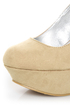 Qupid Worthy 01X Taupe Suede Platform Wedges