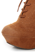 Qupid Worthy 27 Rust Oil Finish Lace-Up Oxford Wedges