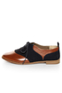 Restricted Betsy Whiskey and Navy Blue Saddle Shoe Oxfords