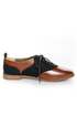 Restricted Betsy Whiskey and Navy Blue Saddle Shoe Oxfords