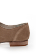 Restricted Brooke Taupe Suede Belted Oxford Flats