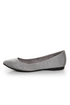 Rocket Dog Chamay Grey Watered Silk Pointed Flats