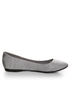 Rocket Dog Chamay Grey Watered Silk Pointed Flats