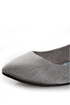 Rocket Dog Chamay Grey Watered Silk Pointed Flats