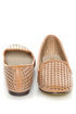 Restricted Gloria Blush Laser Cut Smoking Slipper Flats