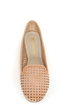 Restricted Gloria Blush Laser Cut Smoking Slipper Flats