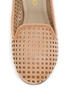 Restricted Gloria Blush Laser Cut Smoking Slipper Flats