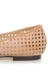 Restricted Gloria Blush Laser Cut Smoking Slipper Flats