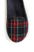 Rocket Dog Morrison Navy Mini Tart Plaid Smoking Slipper Flats