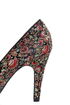 Rocket Dog Ophelia Black Opera Brocade Beaded Heels