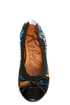 Rebels Pandora Black Scarf Print Cap-Toe Ballet Flats