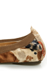 Rebels Pandora Tan Scarf Print Cap-Toe Ballet Flats