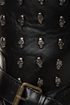 Rebels Skully Black Skull-Studded Mid-Calf Motorcycle Boots