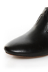Report Georgiana Black Leather Belted Ankle Boots