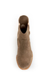 Report Rudy Taupe Suede Side Braid Ankle Boots