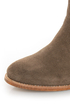 Report Rudy Taupe Suede Side Braid Ankle Boots