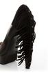 Report Signature Targee Black Fringe Platform Pumps