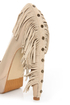 Report Signature Targee Tan Fringe Platform Pumps