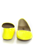 Soda Afar Yellow Neon Patent Ballet Flats