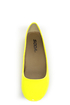 Soda Afar Yellow Neon Patent Ballet Flats