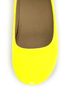 Soda Afar Yellow Neon Patent Ballet Flats