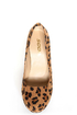 Soda Alfa Tan Leopard Print Platform Wedges