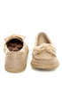 Soda Beside Light Beige Linen Deck Shoe Flats