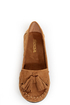 Soda Brook British Tan Kiltie Moccasin Flats