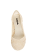 Soda Faddy Beige Crocheted Ballet Flats