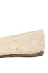 Soda Faddy Beige Crocheted Ballet Flats
