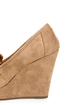 Soda Patio Light Taupe Platform Penny Loafer Wedges